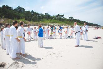 Letni obóz sportowy Karate Kyokushin - Dźwirzyno 2013